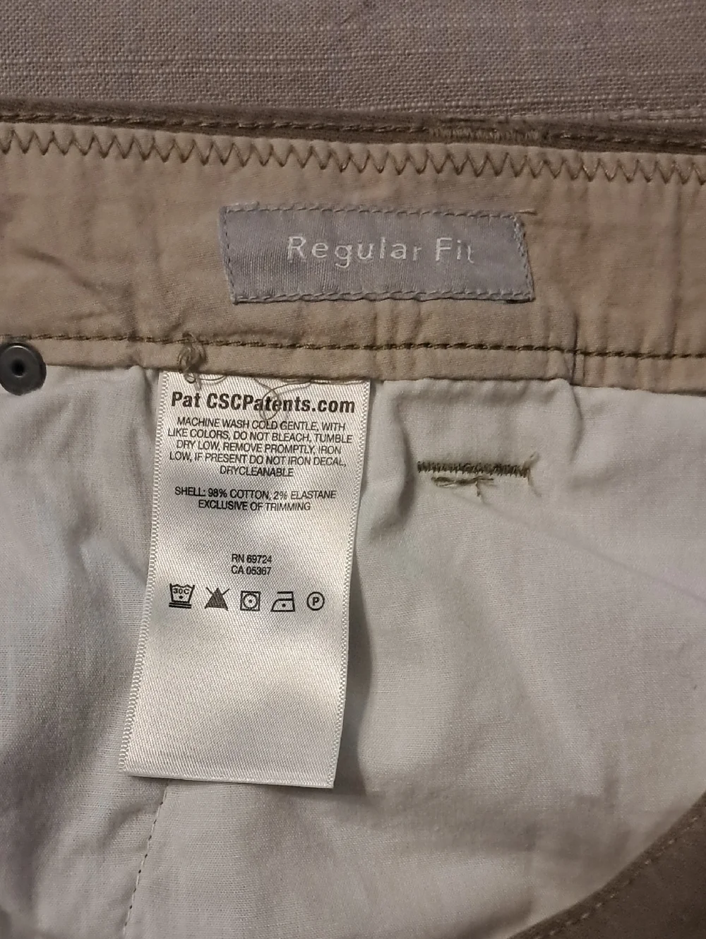 Columbia Men's Casual Khaki Cotton 10